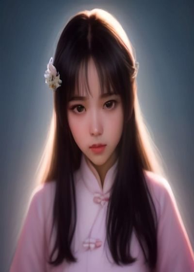 专业摄影棚内柔光环境下拍摄的美女写真，暖色调构图，模特姿态优雅，画面质感细腻